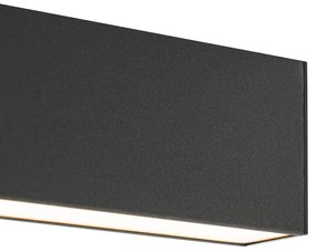 Plafonieră neagră cu LED inclus, reglabilă în 3 trepte 2700-4000K - Keane