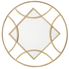 Oglinda de perete Tanna, auriu, 82 x 82 cm
