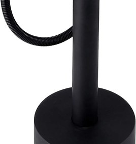 Baterie de Podea cu Cadru Rotund Negru – Ideală pentru un decor minimalist și rafinat în baie.