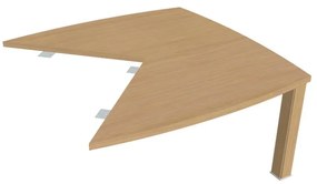 Extensie birou Verno+ 141,4 x 141,4 cm, diagonal, stejar deschis