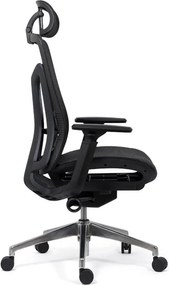 Scaun ergonomic SYYT 9506 negru, șezut culisabil și reclinare 135°