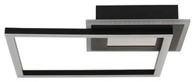 Searchlight 44250BK - Plafonieră LED reglabilă QUADRATE LED/24W/230V 36x36 cm