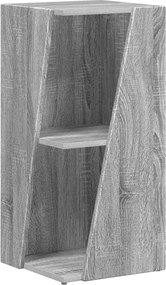 vidaXL Raft lateral Gri Sonoma 33 x 32 x 70,5 cm Lemn compozit