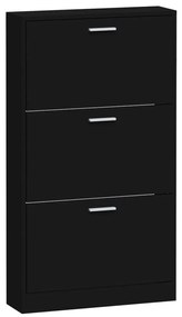 Pantofar, negru, 59x17x108 cm, lemn compozit
