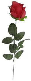 Buchet artificial de trandafiri roșii, 67 cm, 12bucăți