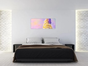Tablou - Înghețată cu lavandă (120x50 cm)