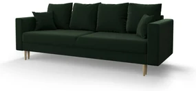 Canapea trei locuri Kinetic (Verde închis). 1056673