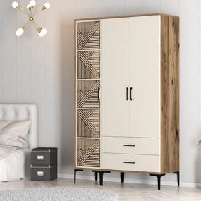 Dulap de haine Kiara PT (Nuc + Crem). 1088434
