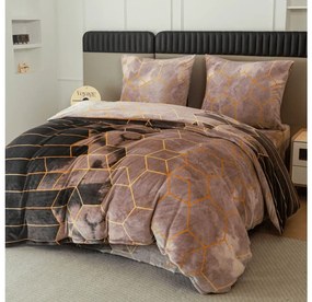 Lenjerie cocolino VELVETIA colorata Dimensiune lenjerie de pat: 2 buc 70 x 90 cm | 200 x 220 cm