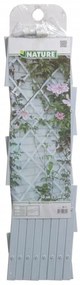 Nature Gard de gradina tip Trellis, 50 x 150 cm PVC, alb, 6040701 1, Alb, 50 x 150 cm