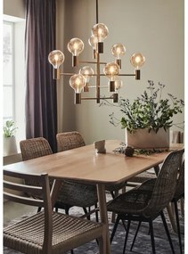 Markslöjd 108117 - Lustră pe tijă PARIS 10xE27/60W/230V aurie