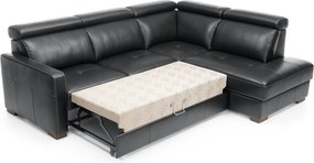 Colțar lemn masiv Ergo 260×89–101×209 cm - Stânga