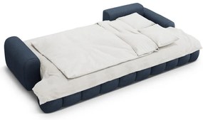 Colțar albastru închis extensibil/cu spațiu de depozitare (cu colț pe partea dreaptă/cu șezlong) Linz – Cosmopolitan Design