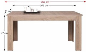 Masă de sufragerie Gary Typ 12 (pentru 6 până la 8 persoane). 772099