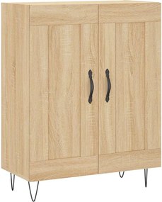vidaXL Servantă, stejar sonoma, 69,5x34x90 cm, lemn compozit