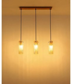 Lustra suspendata design decorativ Karolo 3L, 15775-3H GL