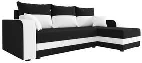 Colțar Harmony L Bis (Negru + Alb) (D). 1062027