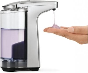 Dispenser de săpun cu senzor din metal gri 237 ml - simplehuman