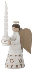 Sfeșnice din polirășină cu model de Crăciun 4 buc. Abba – Bloomingville