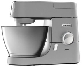 Mixer planetar Kenwood Chef KVC3100S, 1000W, 4.6L, 9 viteze, Pulse, Protectie la supraincalzire, Argintiu