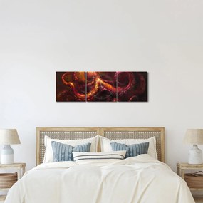 Tablou - Octopus, pictură în ulei (cu ceas) (90x30 cm)
