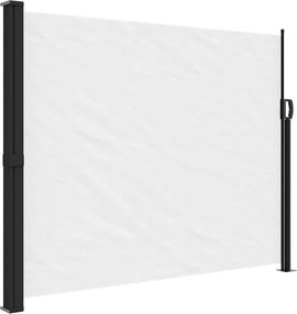 vidaXL Copertina laterală retractabilă, alb, 160x300 cm