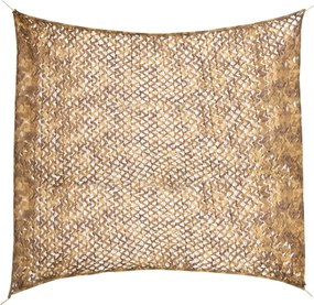 vidaXL Plasă de camuflaj cu geantă de depozitare, nisipiu, 316x296 cm