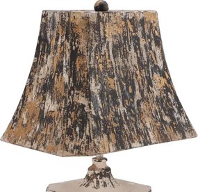 Lampa Shabby Chic Bell rasina si metal H 75 cm