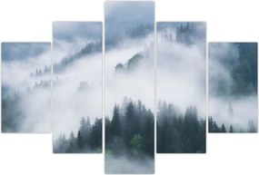Tablou - Copacii în ceață (150x105 cm)