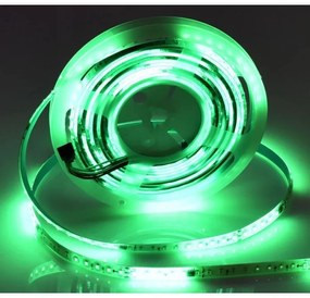 Kit Bandă LED Digitală Lumină Verde 12W/m 10m 24V cu Transformator 200W și Controler