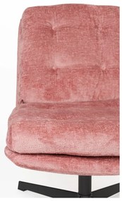 Fotoliu roz pivotant Kai – White Label