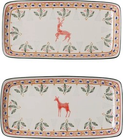 Set 2 platouri din ceramica, "Frimas"