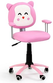 Scaun copii Kitty, roz/alb