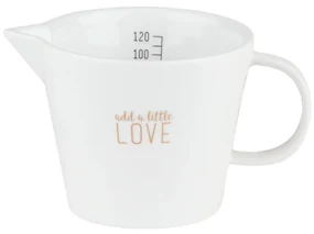 Räder Urcior de lapte din portelan alb, ADD A LITTLE LOVE