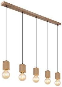 Lustră pe cablu Globo 15655-5H ERNA 5xE27/60W/230V