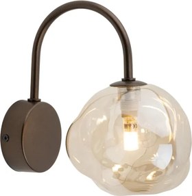 Brilagi - Aplică de perete VULCANO 1xG9/8W/230V bronz/bej fumuriu