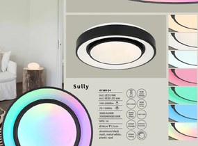 Plafoniera LED RGB cu telecomanda efect curcubeu SULLY 24W