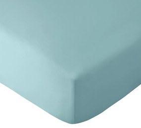 Cearceaf albastru cu elastic 90x190 cm So Soft Easy Iron – Catherine Lansfield