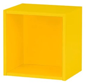 Boxie dulap de perete deschis 40x40x27 cm galben
