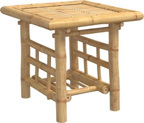 vidaXL Măsuță laterală, 45x45x45 cm, bambus