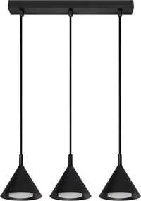 BRILAGI - Lustră suspendată pe cablu CONE TRIPLE 3xGX53/15W/230V negru