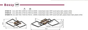 Plafoniera LED design slim BARD 15W