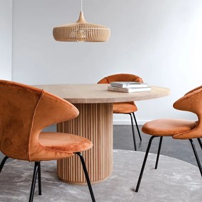 Abajur realizat manual din lemn Clava Dine Wood - oak ash 2343 VTC