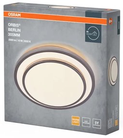 Osram - Plafonieră LED ORBIS BERLIN, 16 W, 230 V, Ø 29,3 cm, argintie