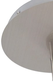 Spotlight modern pentru baie din oțel cu 2 lumini IP44 - Ducha