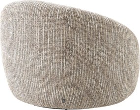 Fotoliu pivotant design elegant LUX Amore, bej mademoiselle 115481 HZ