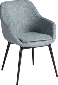 Scaun modern design italian tesatura Gri Albastrui