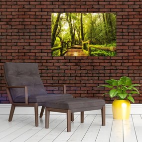 Tablou junglei cu mușchi (90x60 cm)