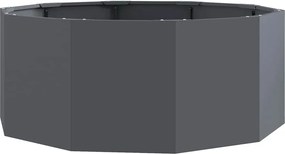 vidaXL Jardinieră Antracit 90 x 90 x 35 cm Oțel