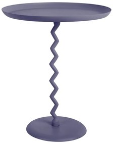 Măsuță auxiliară rotundă din metal ø 44 cm Zig Zag – Leitmotiv